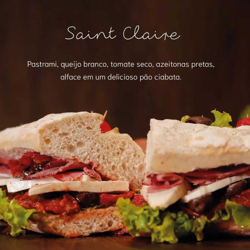 Sanduiche saint claire pastrami