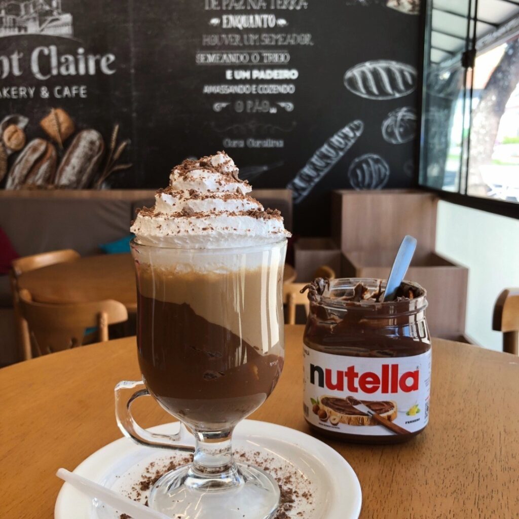 cafe nutella padaria saint claire