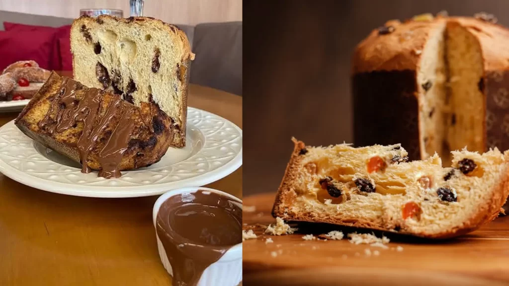 panetone gotas de chocolate e frutas cristalizadas curitiba