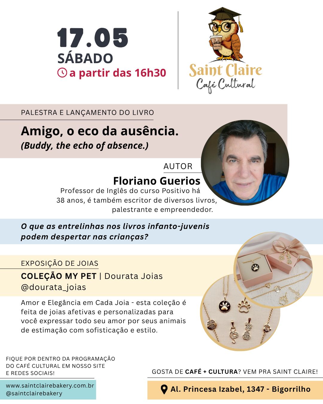 cafe cultural sabado na saint claire