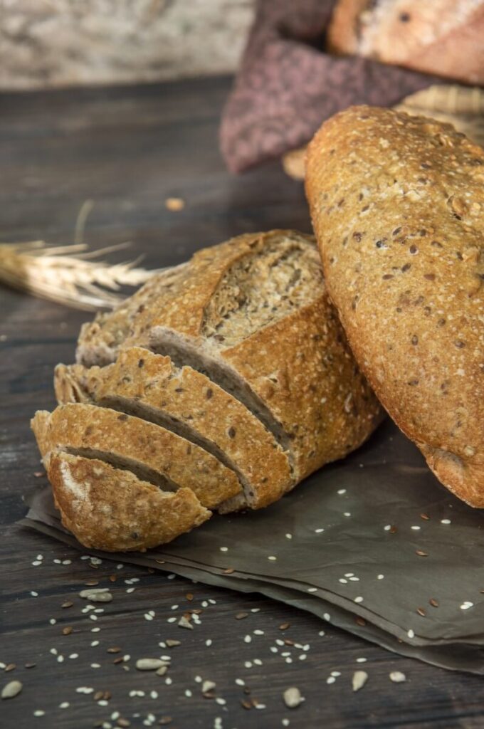 pao fermentacao natural recem assado