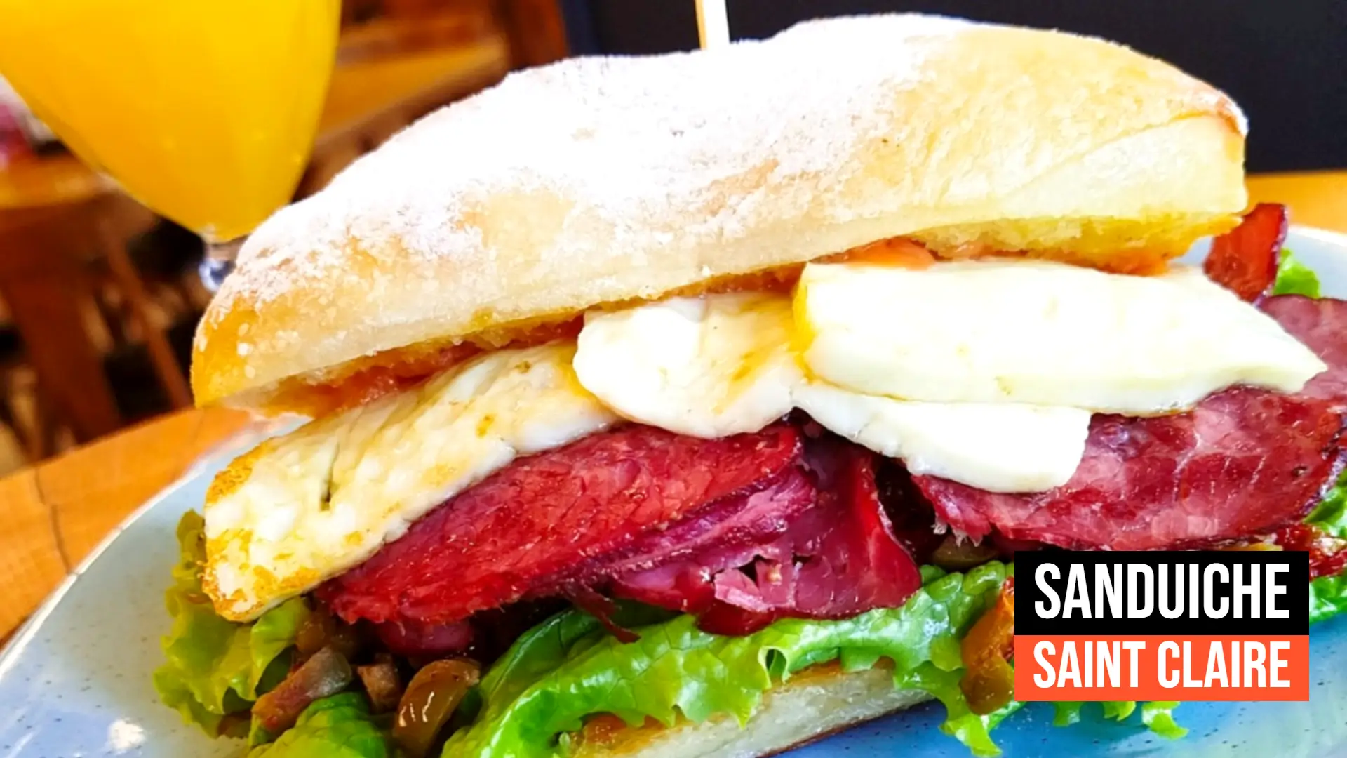 sanduiche saint claire criaçao propria artesanal